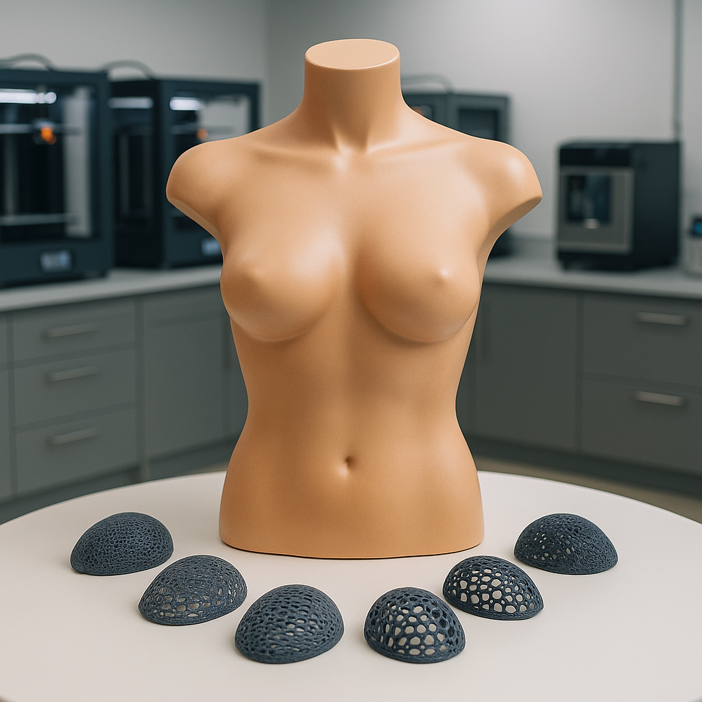 Visão 3D da prótese